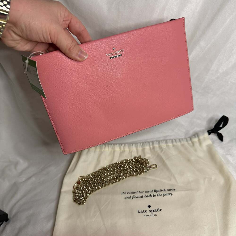 Kate Spade Cameron Street Sima Crossbody Clutch in Yucatan Pink